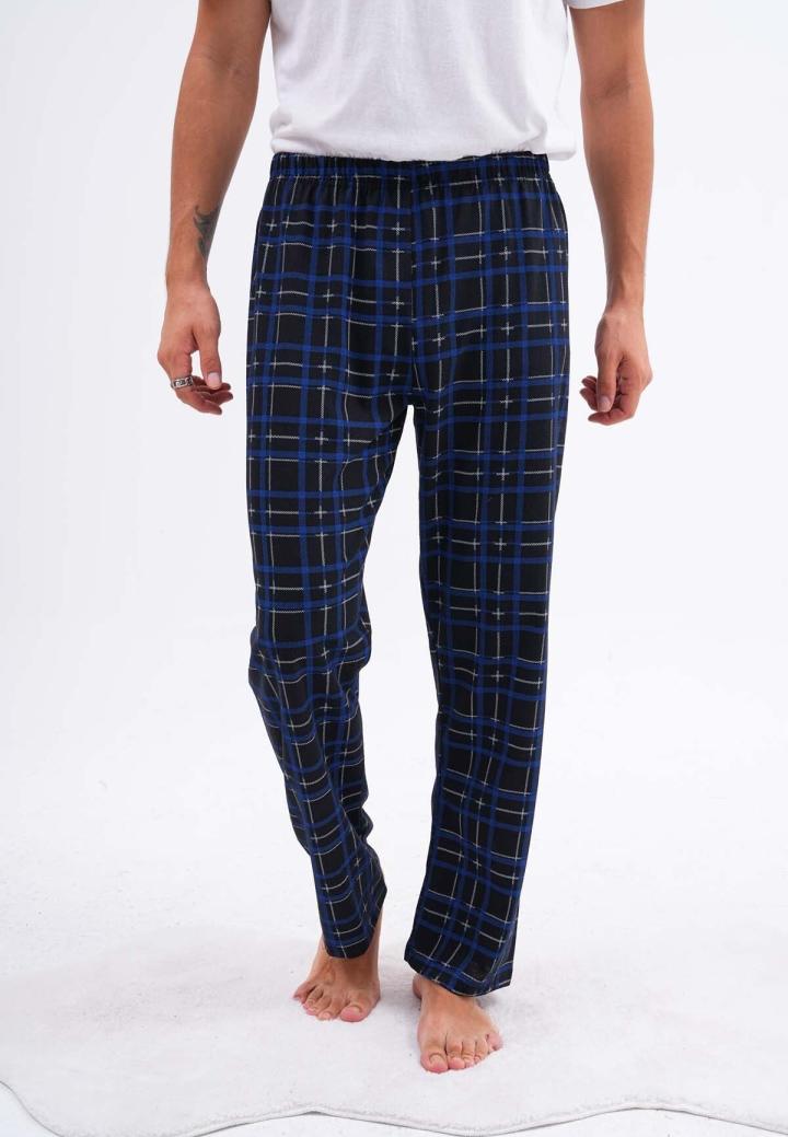 Pantaloni de Casă Bărbați Carouri