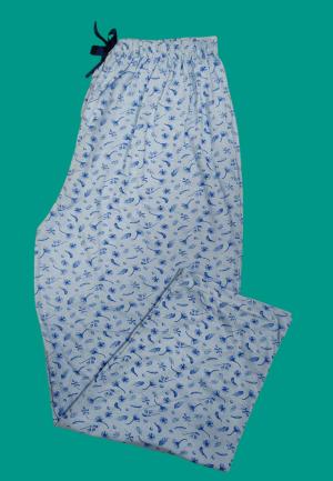 Pantaloni Damă Bumbac Mărime Mare Albastru