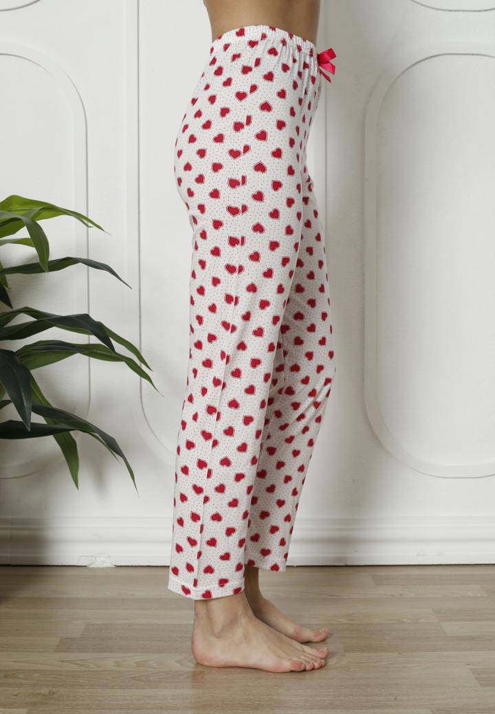 Pantalon de Casă Damă „Inimă"