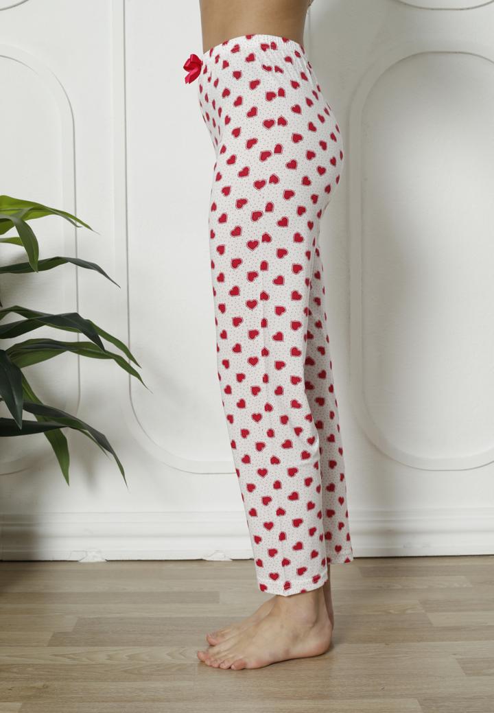 Pantalon de Casă Damă „Inimă"