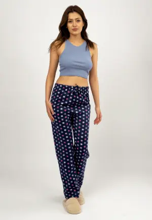 Pantaloni Damă Polar cu Buline