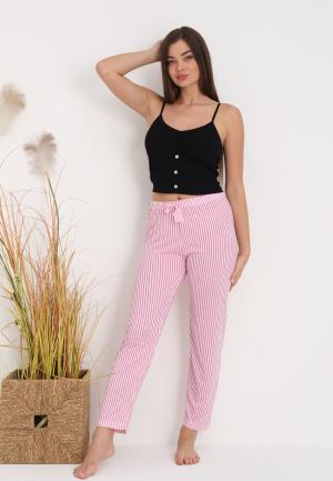 Pantaloni lungi de pijama damă imprimeu dungi