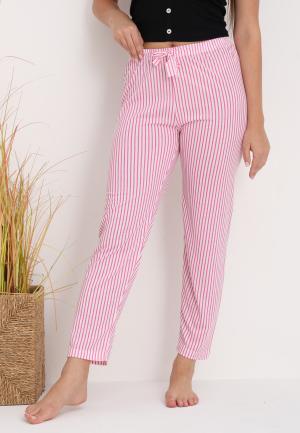 Pantaloni lungi de pijama damă imprimeu dungi