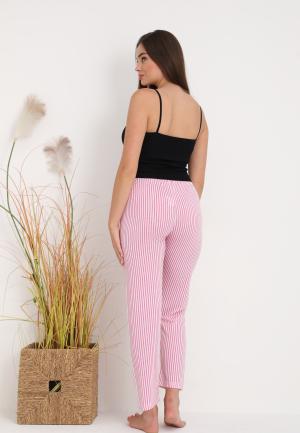Pantaloni lungi de pijama damă imprimeu dungi