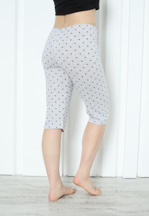 Pantaloni Pijama Damă Treisferturi cu Steluțe