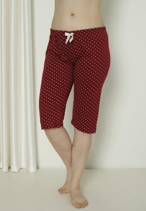 Pantaloni Pijama Damă Treisferturi cu Buline