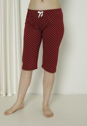 Pantaloni Pijama Damă Treisferturi cu Buline