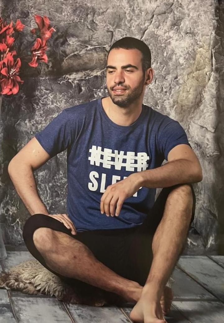 Pijama Bărbat Mâneca Scurtă cu Pantaloni Trei Sferturi – Model Never Sleep