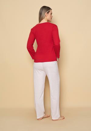 Pijama Dama Maneca Lunga și Pantaloni Lungi ,Dreaming