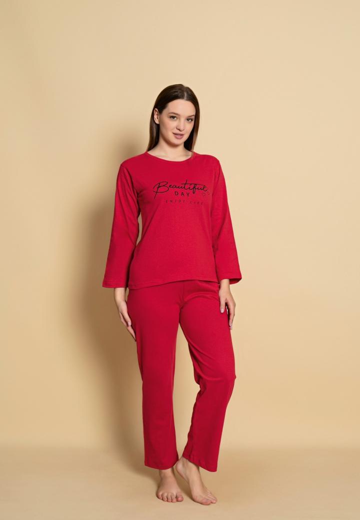 Pijama Dama Maneca Lunga și Pantaloni Lungi ,Beautiful