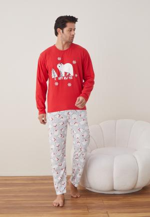 Pijama Crăciun Bărbat – Model Happy New Year