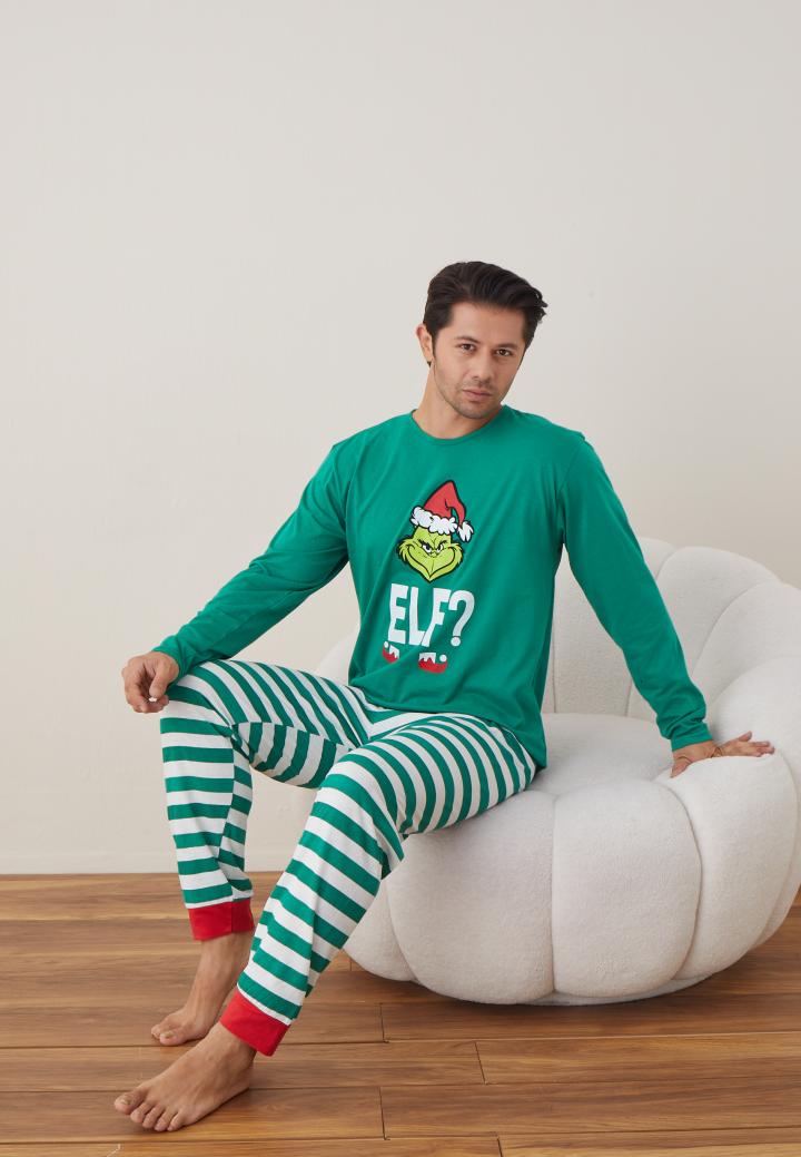 Pijamale Crăciun Bărbat – Design Elf,