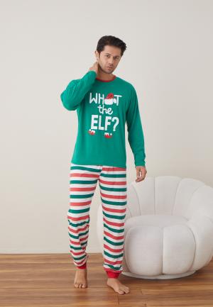 Pijamale Crăciun Bărbați – What the Elf