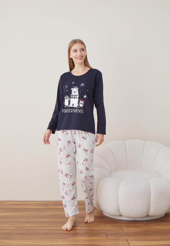 Pijamale Crăciun Damă – For Ever Friends