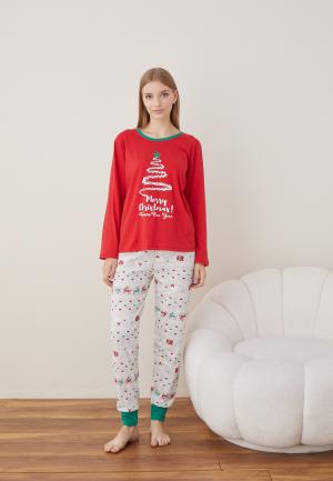 Pijamale Crăciun Damă – Merry Christmas cu Brăduț