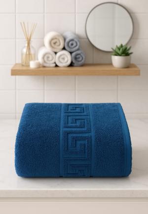 Prosop Bumbac 100%-50x90 cm, 500g, Albastru