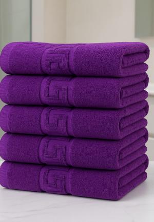 Set 5 prosoape bumbac, 50x90 cm, 500g ,Mov