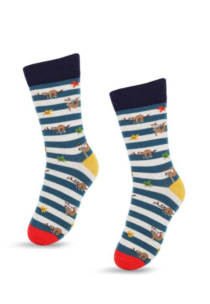 Șosete Bărbați din Bumbac Organic Fără Cusătură – Animal Leneș