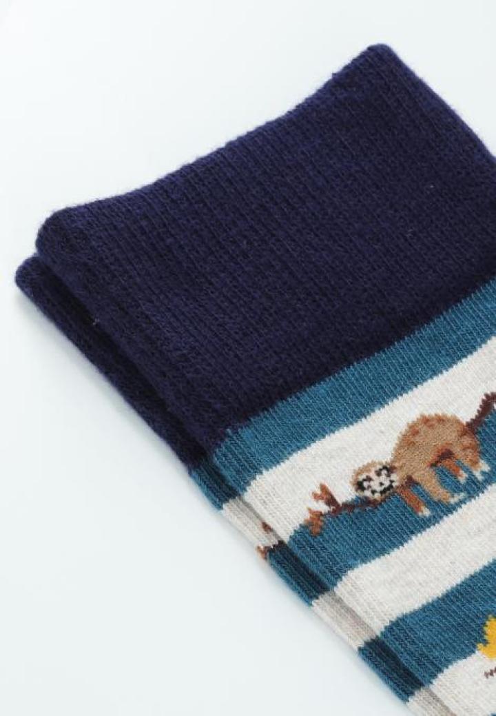 Șosete Bărbați din Bumbac Organic Fără Cusătură – Animal Leneș