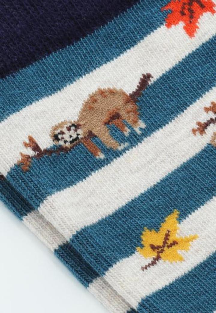 Șosete Bărbați din Bumbac Organic Fără Cusătură – Animal Leneș