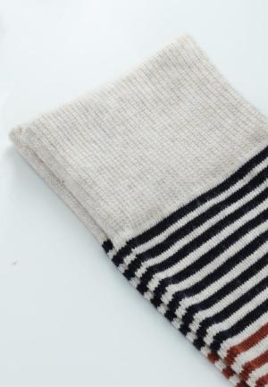 Șosete Bărbați Bumbac Organic Fără Cusătură cu Dungi