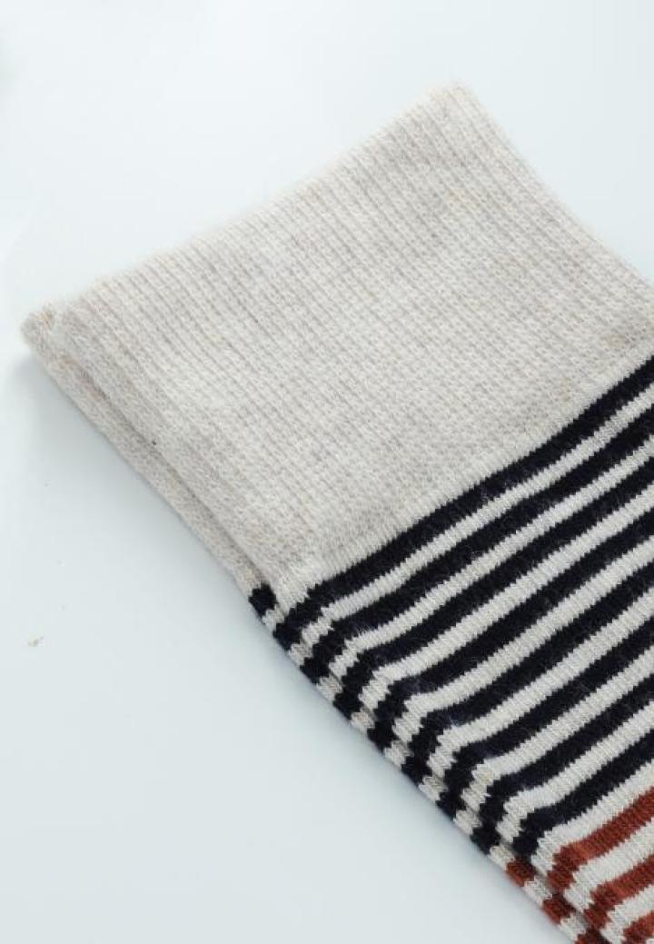 Șosete Bărbați Bumbac Organic Fără Cusătură cu Dungi