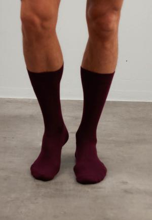 Sosete Bărbați Bambus, Fără Cusătură, Bordo