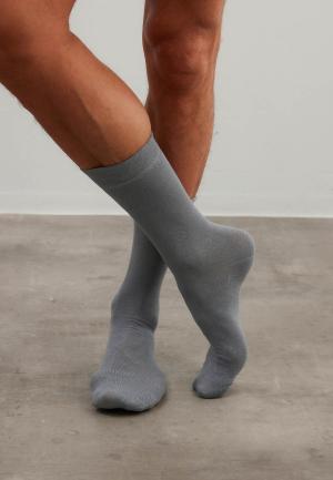 Sosete Bărbați Bambus, Fără Cusătură, Gri