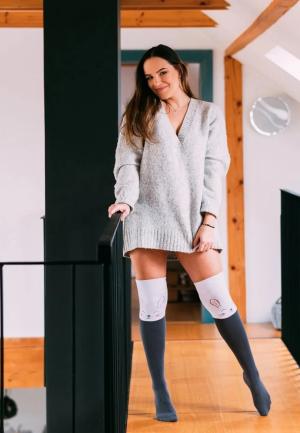 Șosete Vesele Peste Genunchi Iepuraș