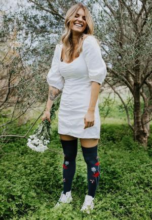 Șosete Peste Genunchi Vesele Buburuze