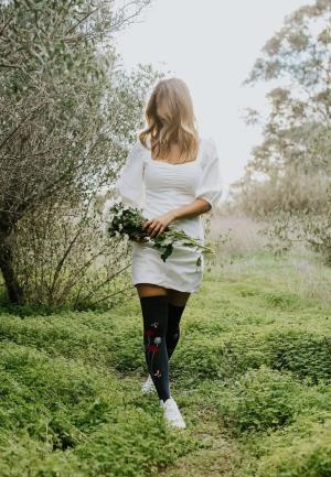 Șosete Peste Genunchi Vesele Buburuze