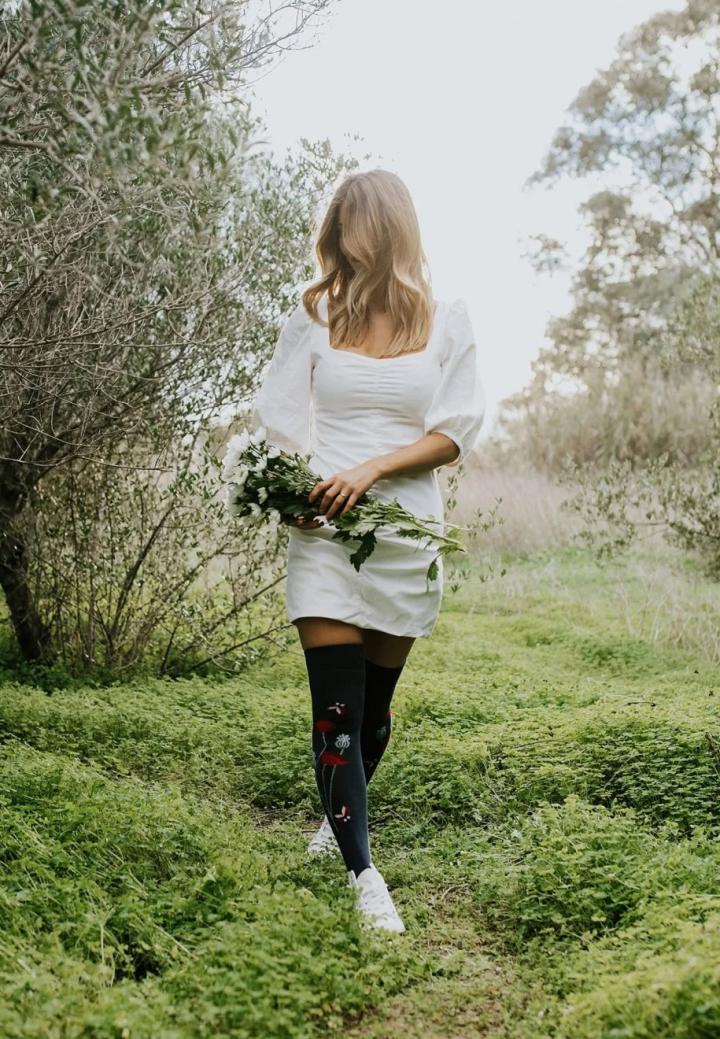 Șosete Peste Genunchi Vesele Buburuze