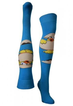 Șosete Peste Genunchi Vesele Pui