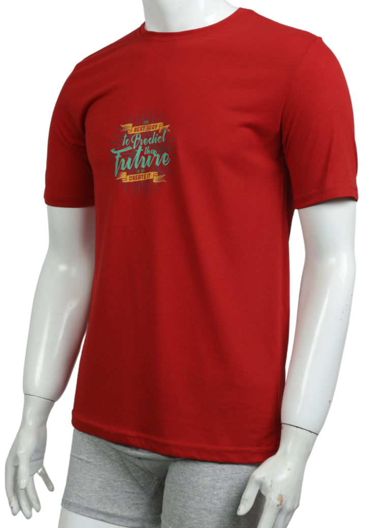 Tricou Barbat Best Way Rosu